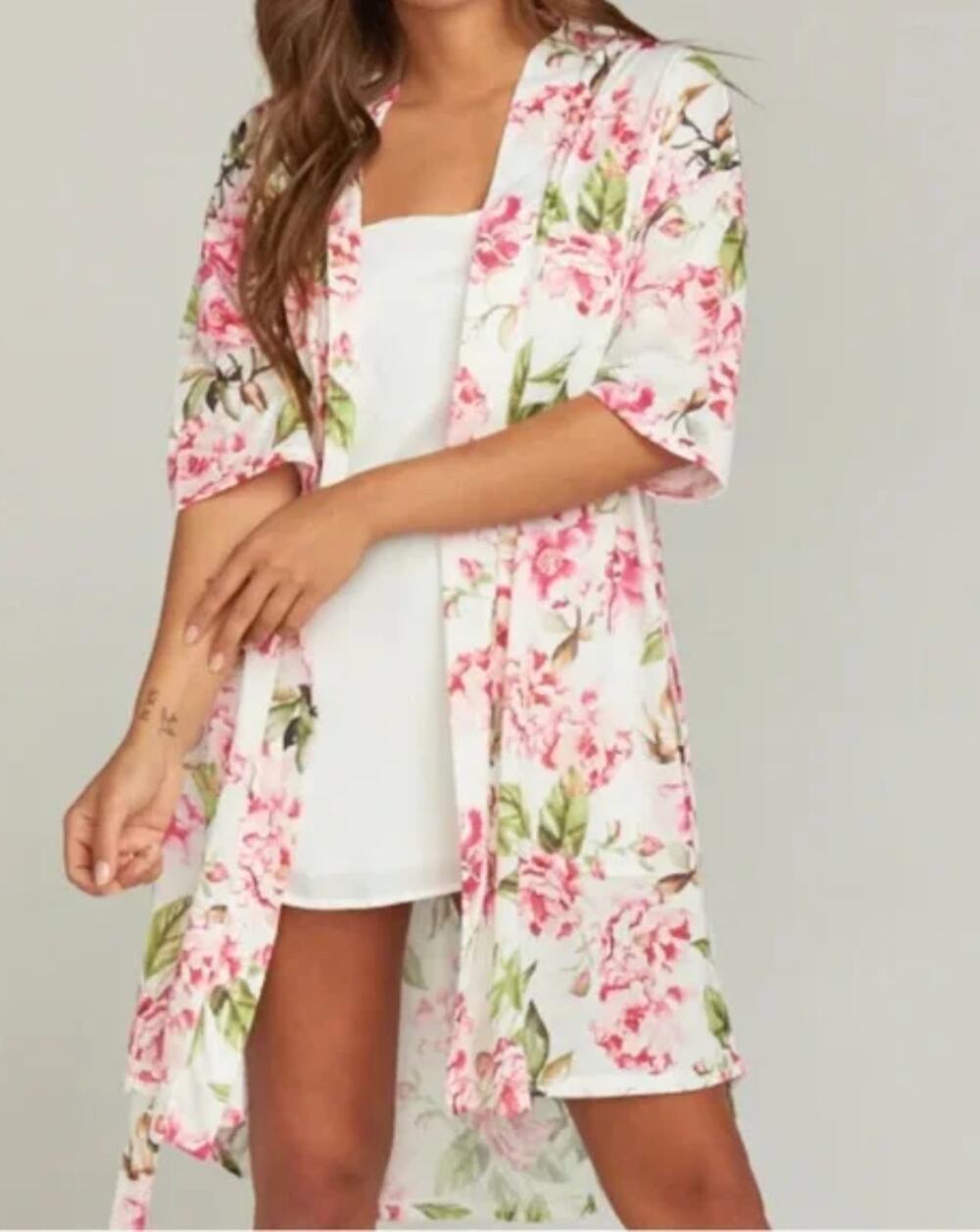 Show Me Your Mumu Floral Kimono Robe - One Size